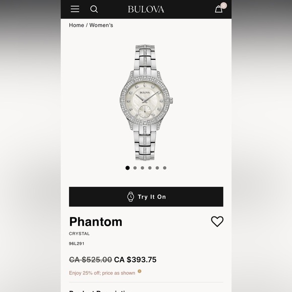 Women’s bulova watch - Picture 2 of 3